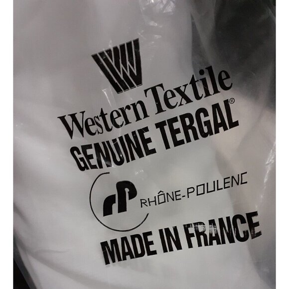 French Tergal Fabric, White, 116" Wide, BY the YARD, 100% Polyester, Sheer, BTY - Picture 4 of 4